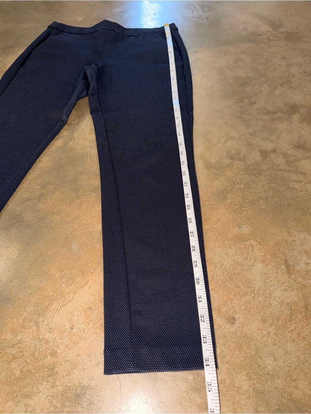 Liverpool Navy Slim Ankle Pants Size 2 Polka Dot Career Office Trousers NWOT - Picture 6 of 13